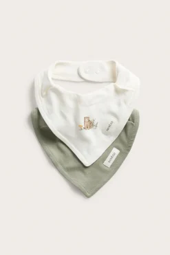 Baby bear-themed bibs (2-pack)