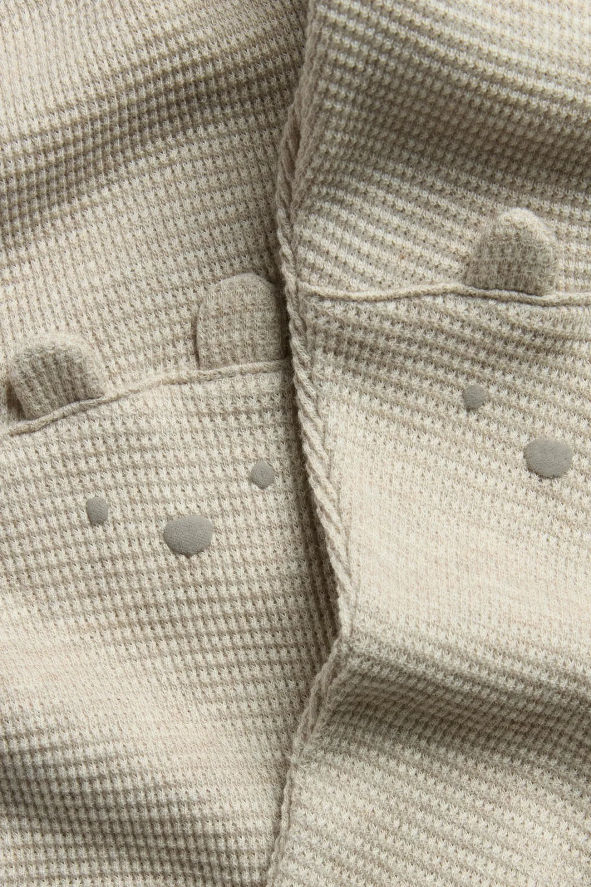 Baby beige waffle leggings
