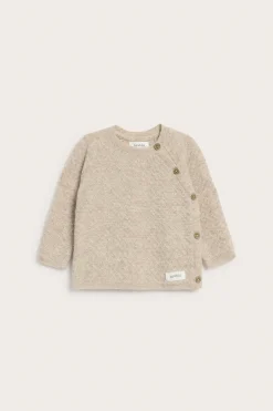Baby beige wool-cashmere cardigan