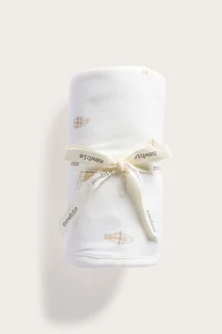 Baby blanket with hot air balloons