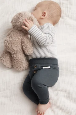 Baby blue basic leggings