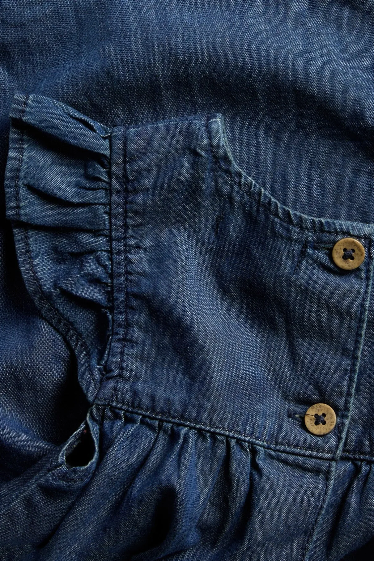 Baby blue denim dress