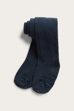 Baby blue eyelet tights