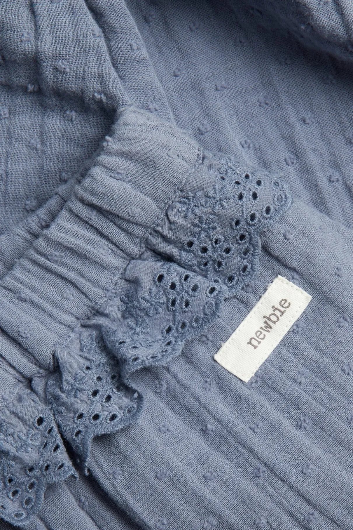 Baby blue frill trousers
