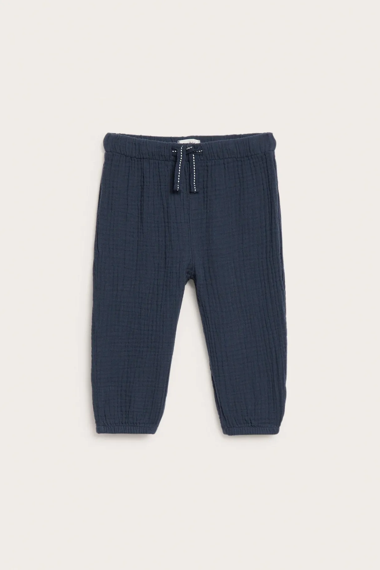 Baby blue muslin trousers
