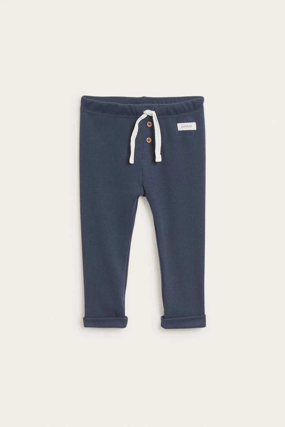 Baby blue ribbed leggings