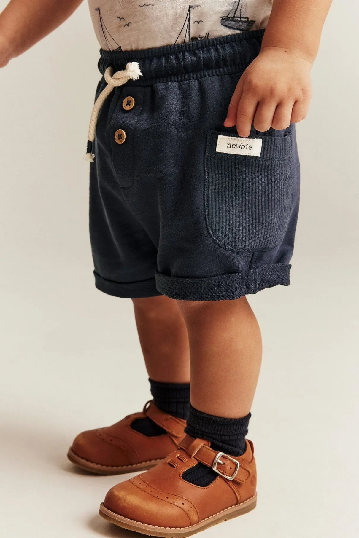 Baby blue tricot shorts