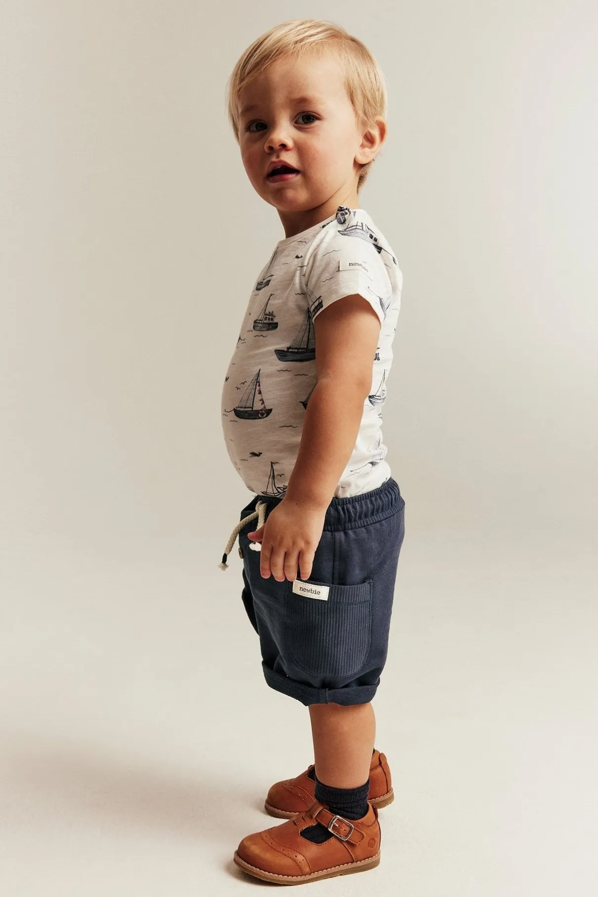 Baby blue tricot shorts