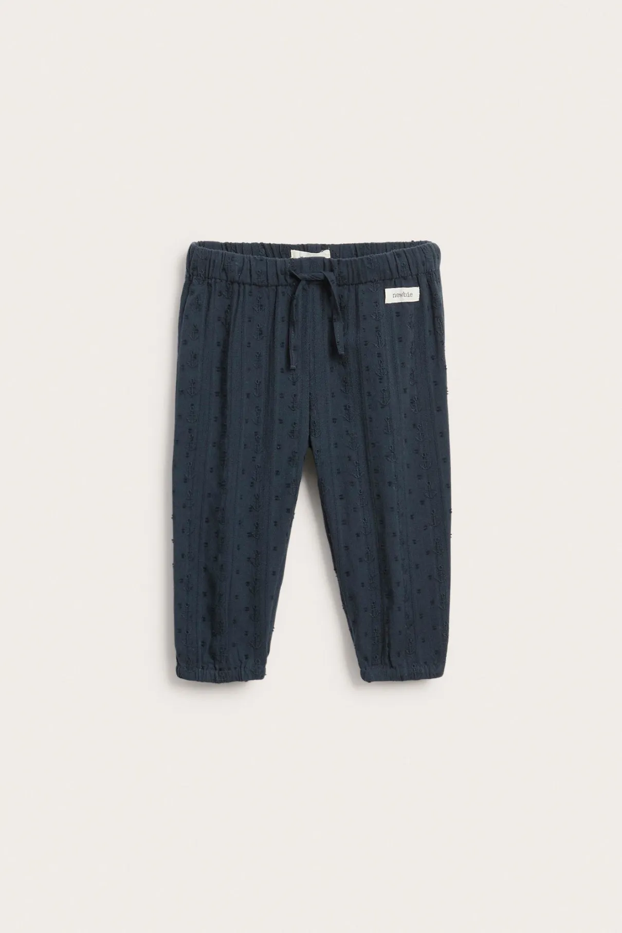 Baby blue woven trousers