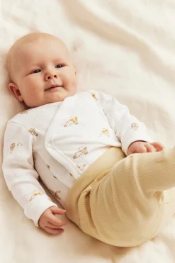 Baby bodysuit with hot air balloon motif