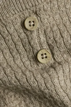 Baby brown wool-blend leggings