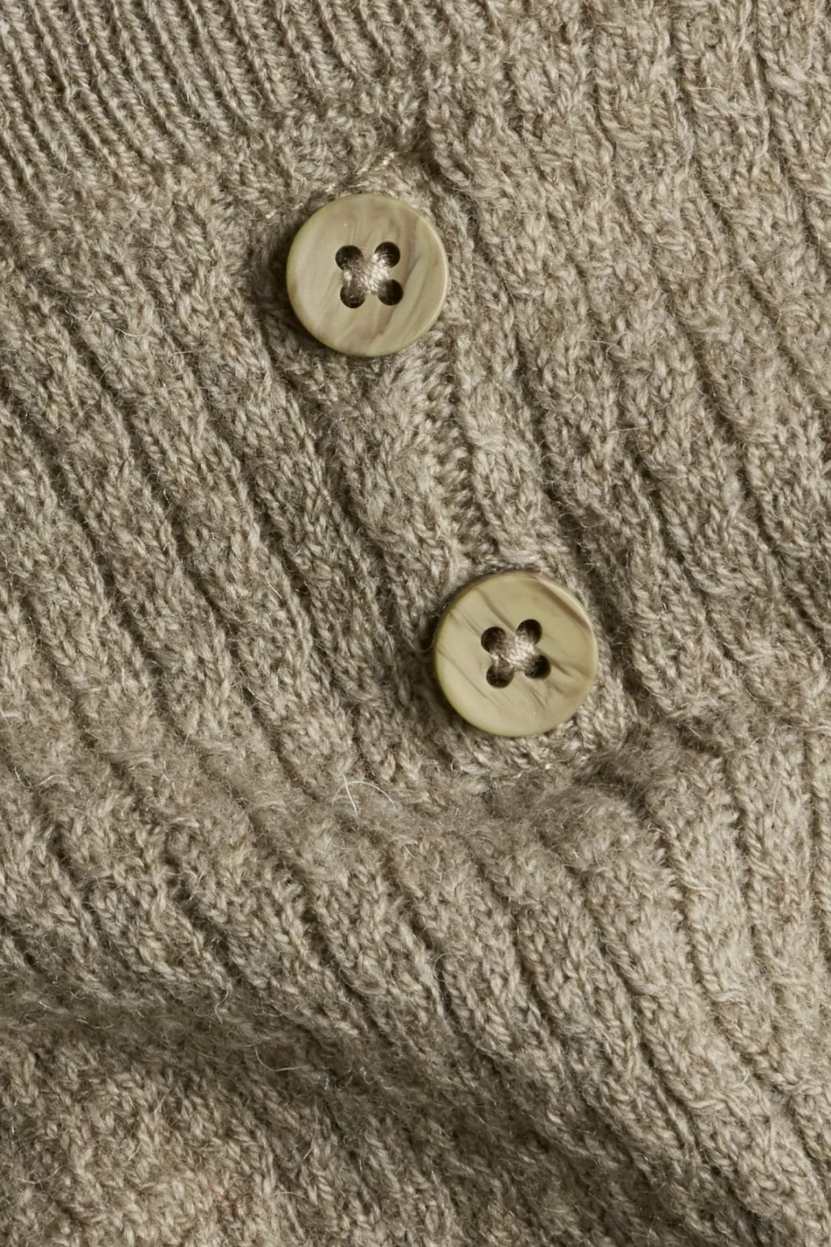 Baby brown wool-blend leggings