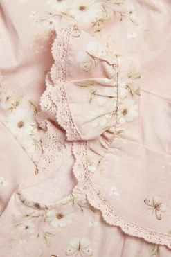 Baby butterfly floral jumpsuit