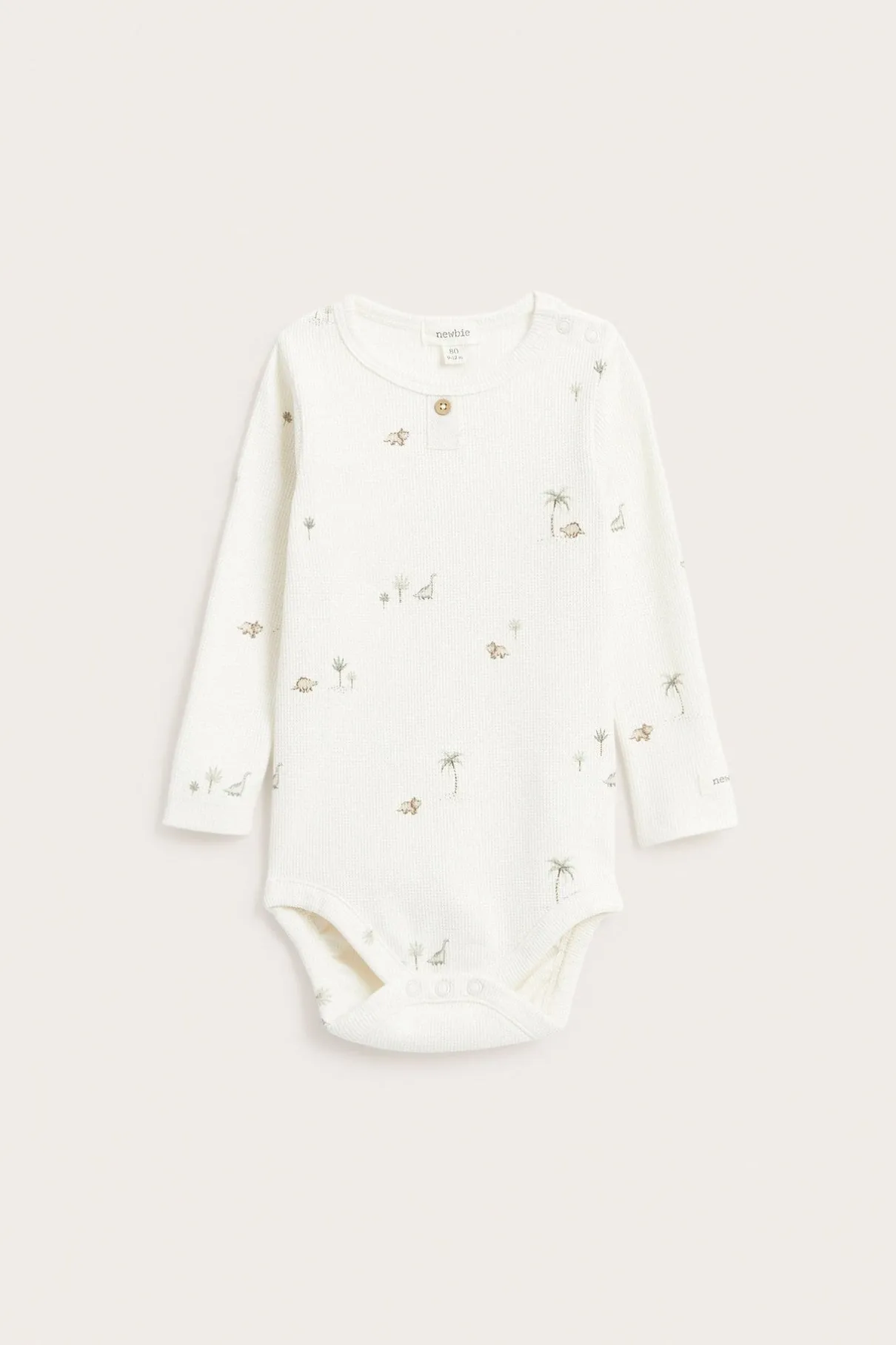 Baby dinosaur print bodysuit