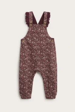 Baby ditsy floral dungarees