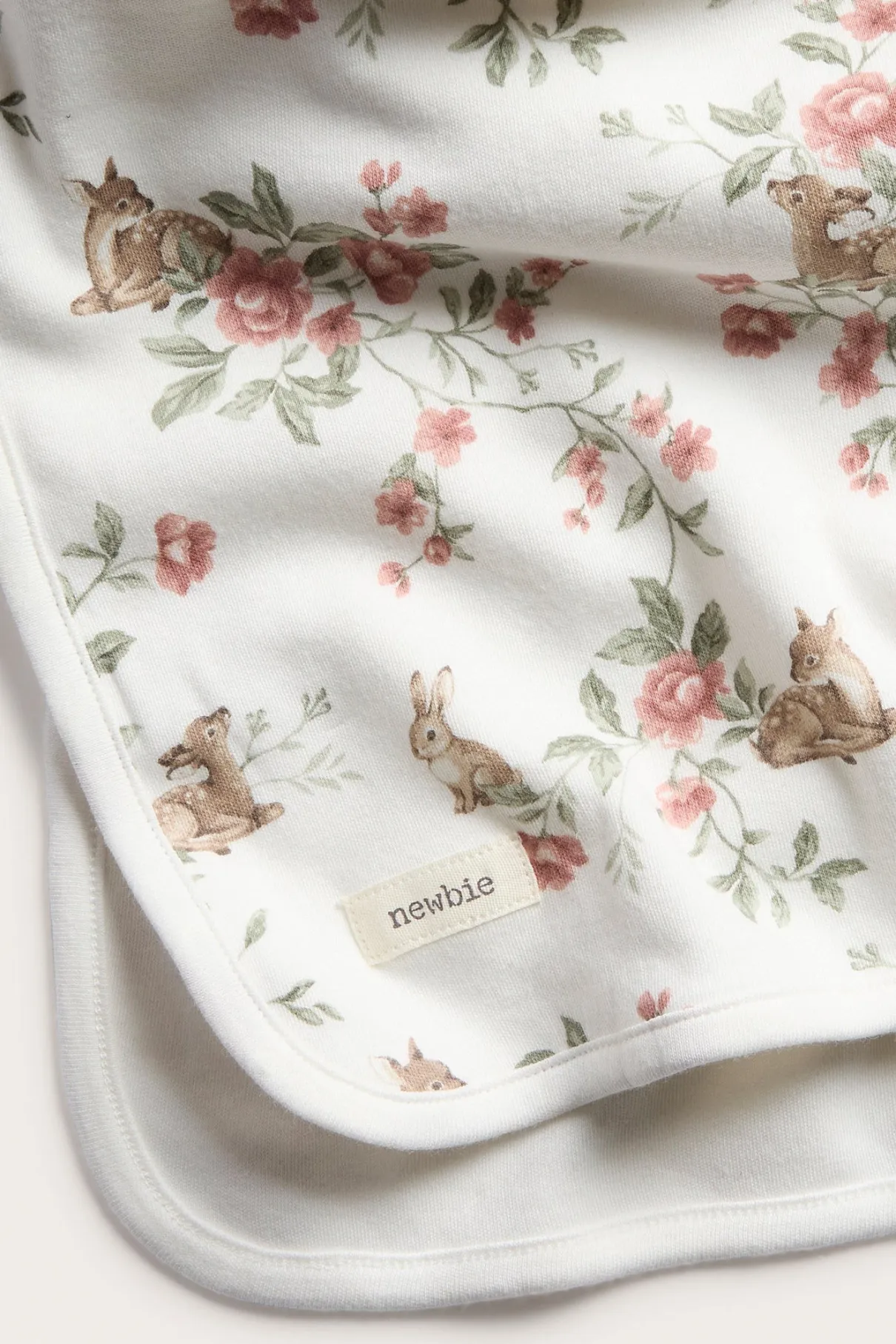 Baby floral blanket