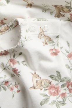 Baby floral long sleeve bodysuit