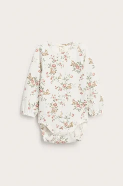Baby floral long sleeve bodysuit