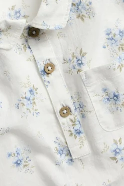 Baby floral short-sleeved shirt