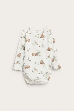 Baby full-patterned bodysuit