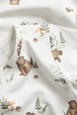 Baby full-patterned bodysuit