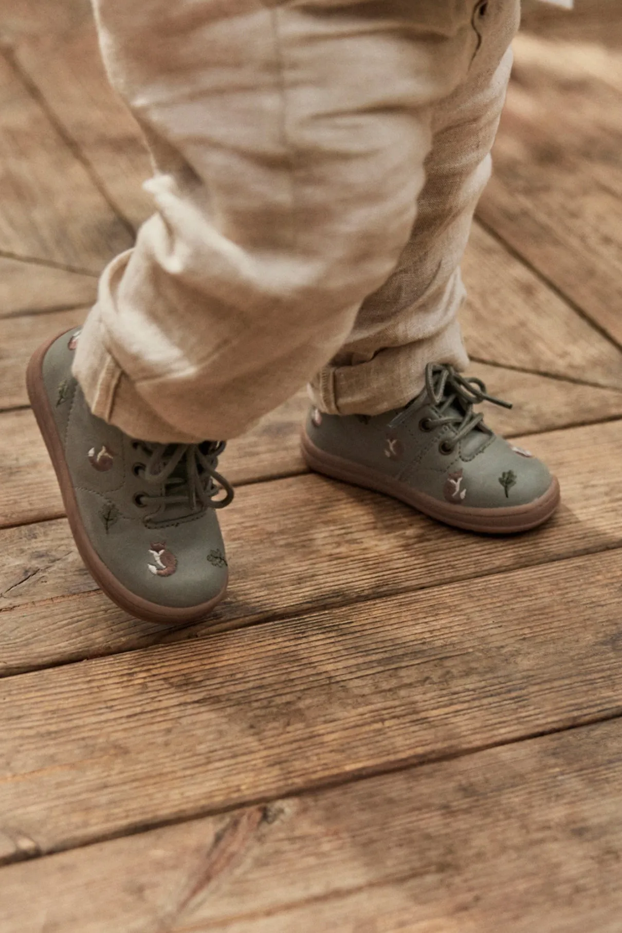 Baby green pre-walker shoes Edsbro