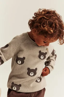 Baby & Kids bear knit sweater