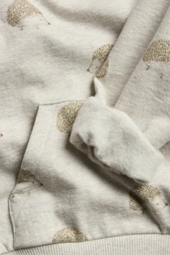Baby & kids beige sweatshirt with brushed inside