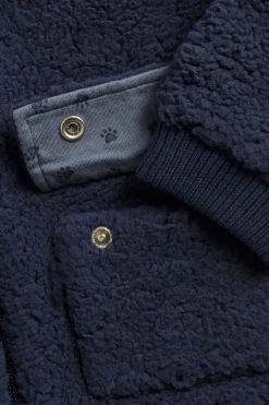Baby & kids' blue pile jacket