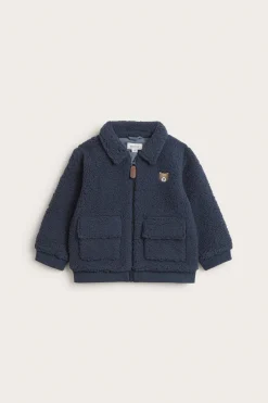 Baby & kids' blue pile jacket