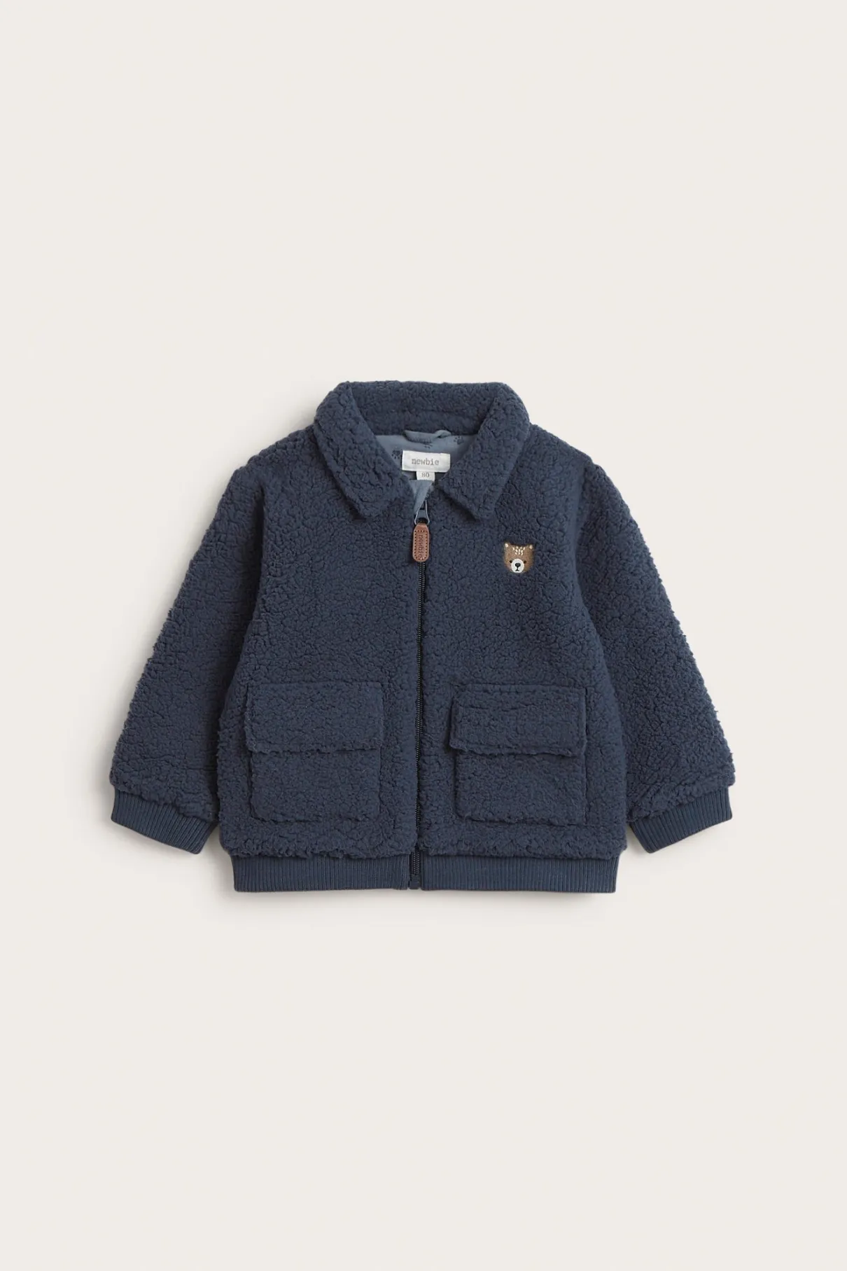 Baby & kids' blue pile jacket