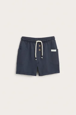 Baby & Kids blue slub jersey shorts