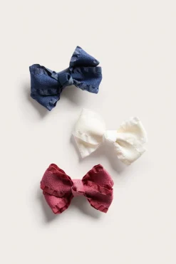 Baby & Kids bow hair slides (3‑pack)
