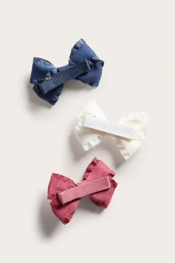 Baby & Kids bow hair slides (3‑pack)