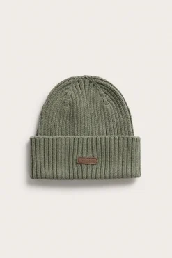 Baby & Kids green rib-knit hat