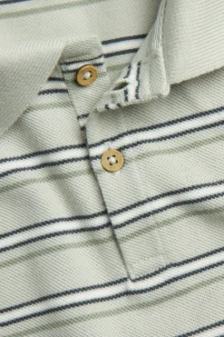 Baby & kids green striped polo shirt