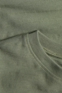 Baby & kids green textured T-shirt