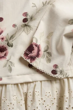 Baby & Kids jersey top with lace ruffle