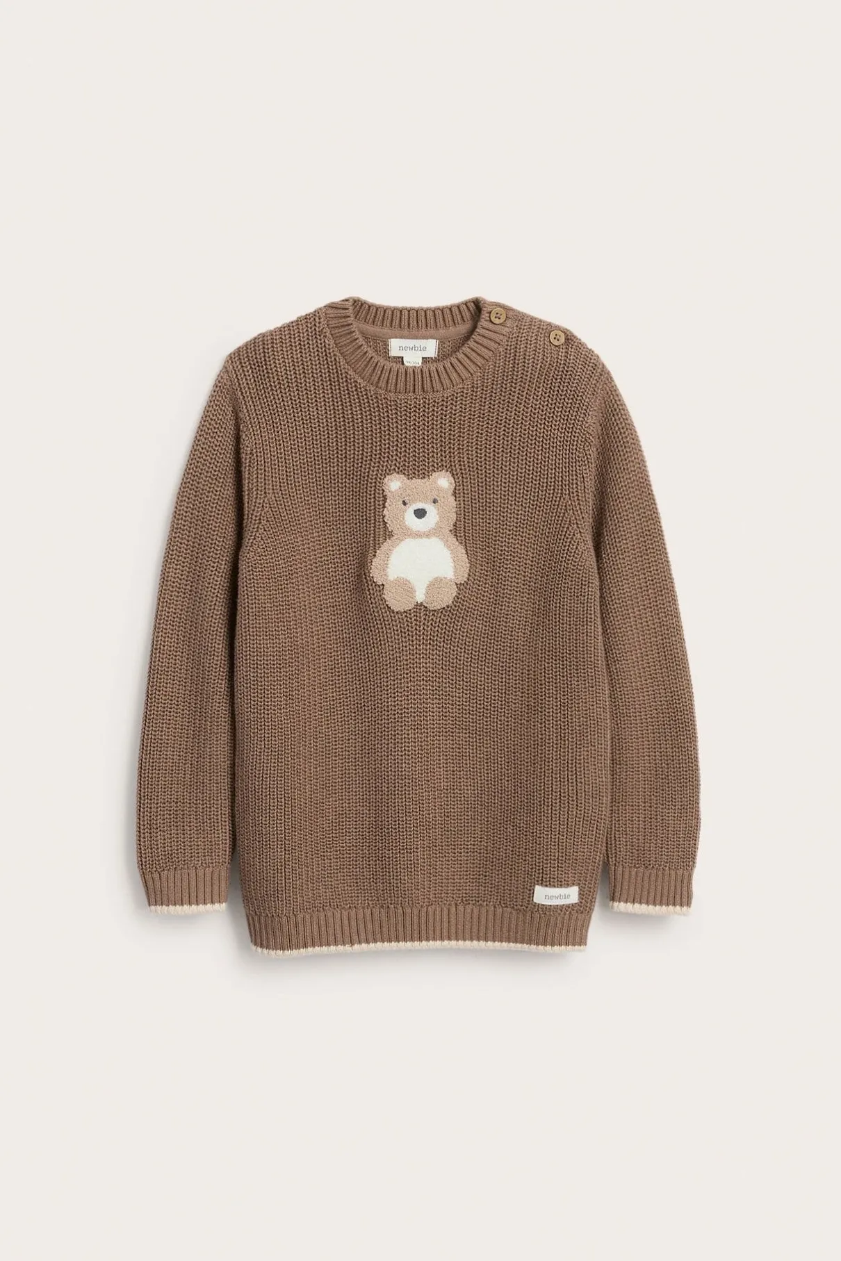 Baby & Kids knitted sweater with teddy bear