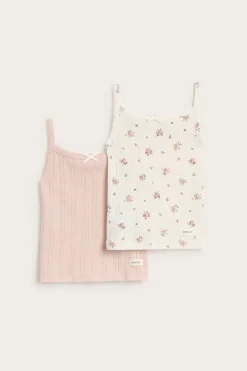 Baby & Kids 2-Pack floral tank tops