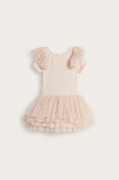 Baby & kids' pink ballerina mesh dress