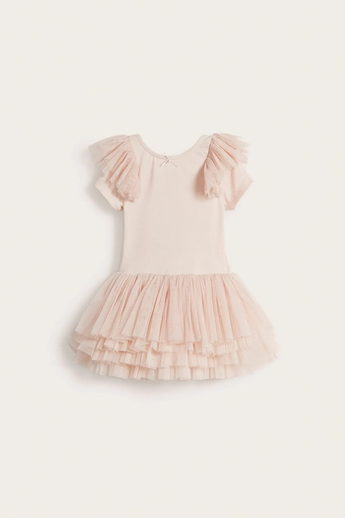 Baby & kids' pink ballerina mesh dress