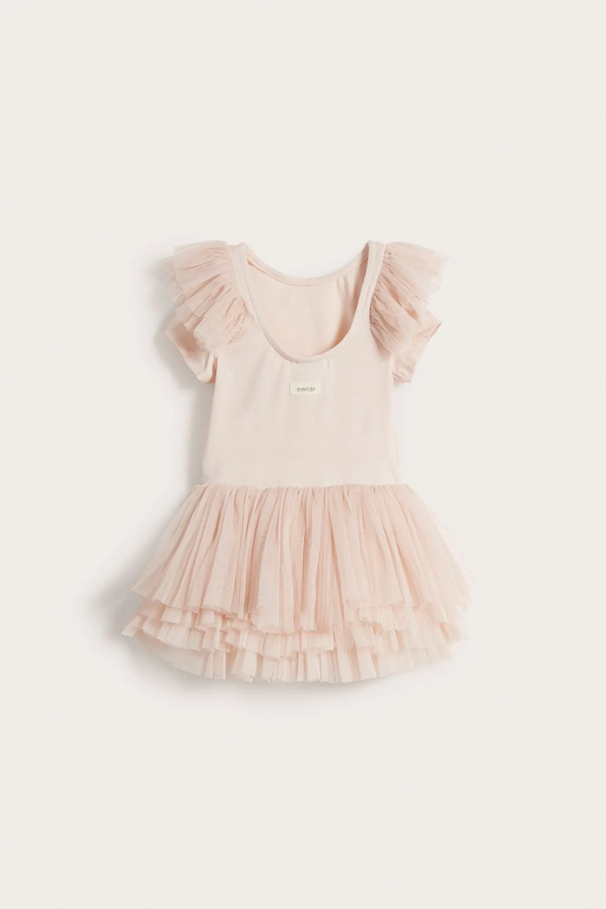 Baby & kids' pink ballerina mesh dress