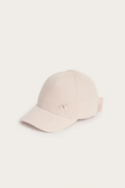 Baby & kids’ pink cap with embroidered butterfly