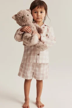 Baby & kids' pink checked pyjamas