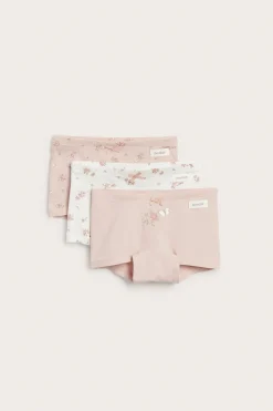 Baby & kids pink floral boxer briefs 3-pack