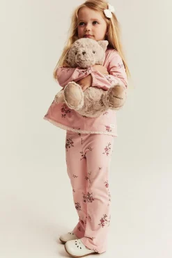 Baby & kids pink floral peplum top
