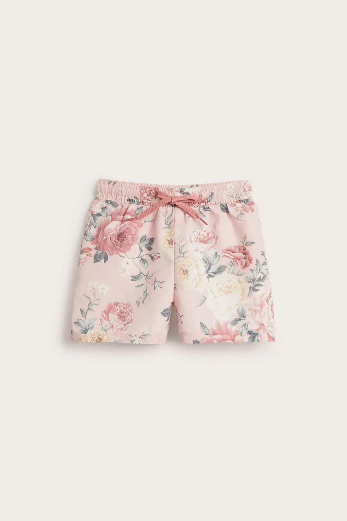 Baby & kids pink floral swimming trunks