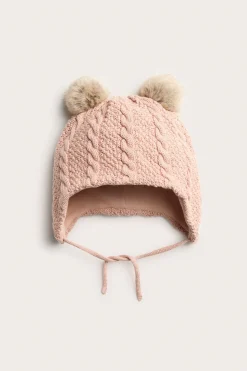 Baby & kids pink knitted hat