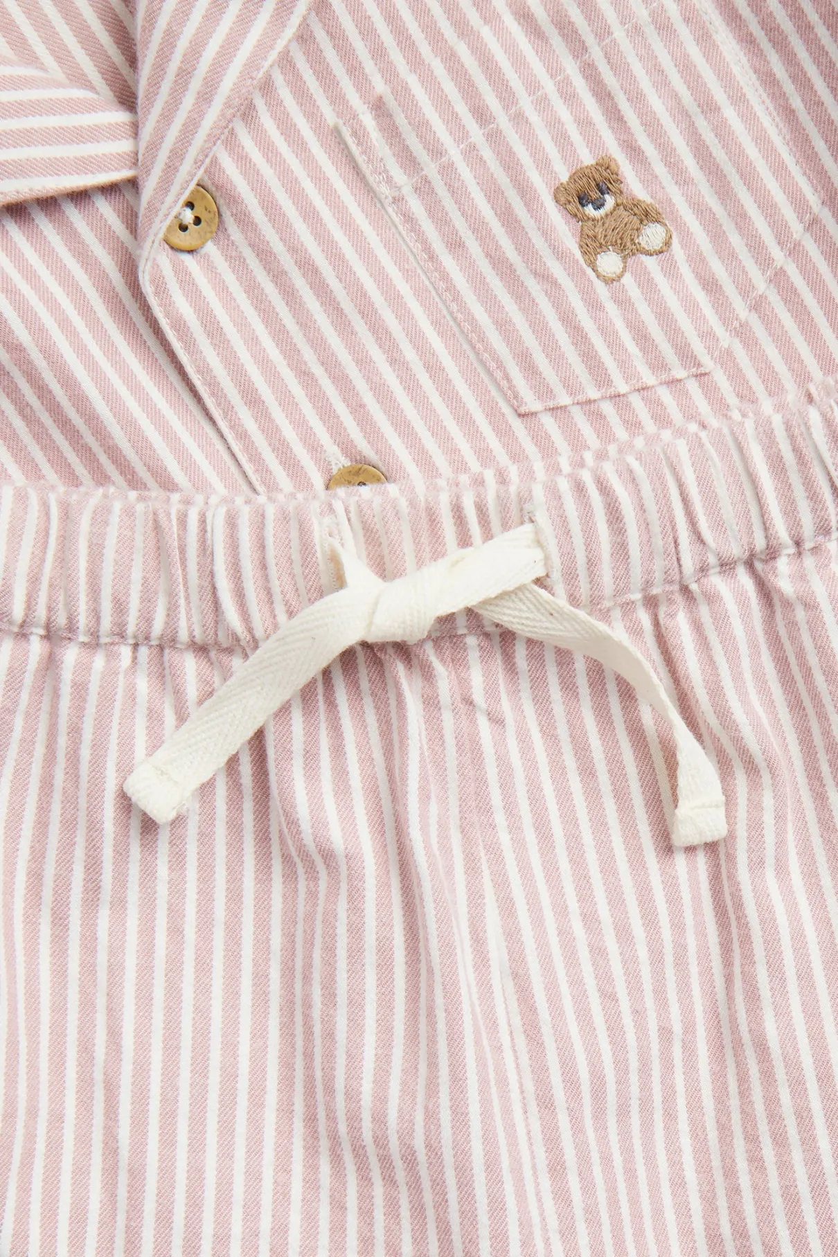 Baby & kids' pink striped pyjamas
